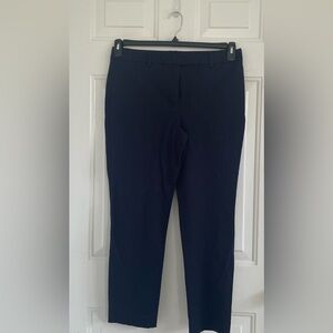 TALBOTS rsvp Women’s  Dark Blue Velvet Striped Wool Blend Pants Size 10